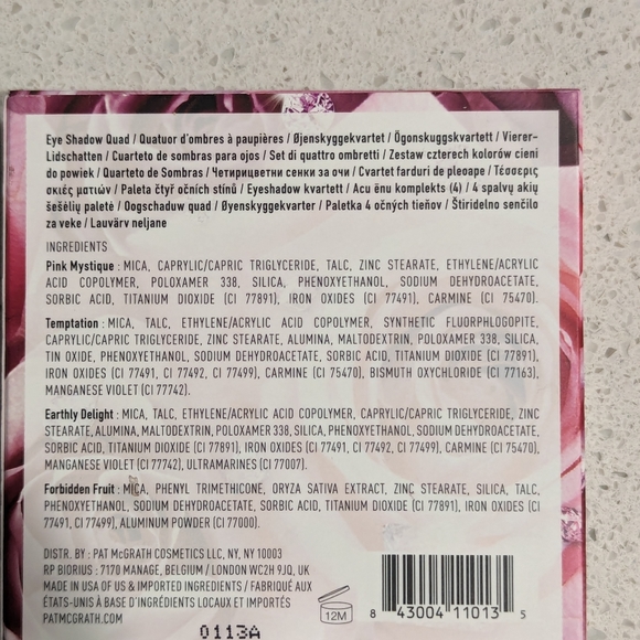 Pat McGrath Labs Divine Rose Luxe Quad Eyeshadow Palette - Eternal Eden - Picture 2 of 3